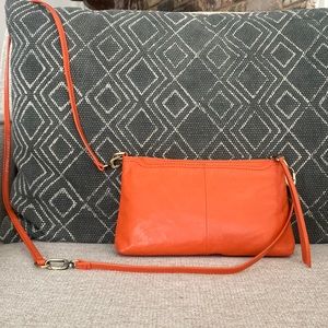 HOBO Darcy crossbody bag in orange